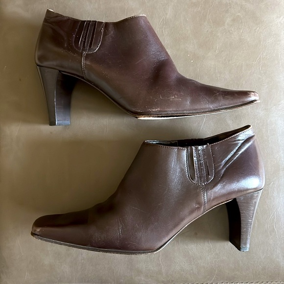 Coach Shoes - Coach Vintage Brown Ankle Booties